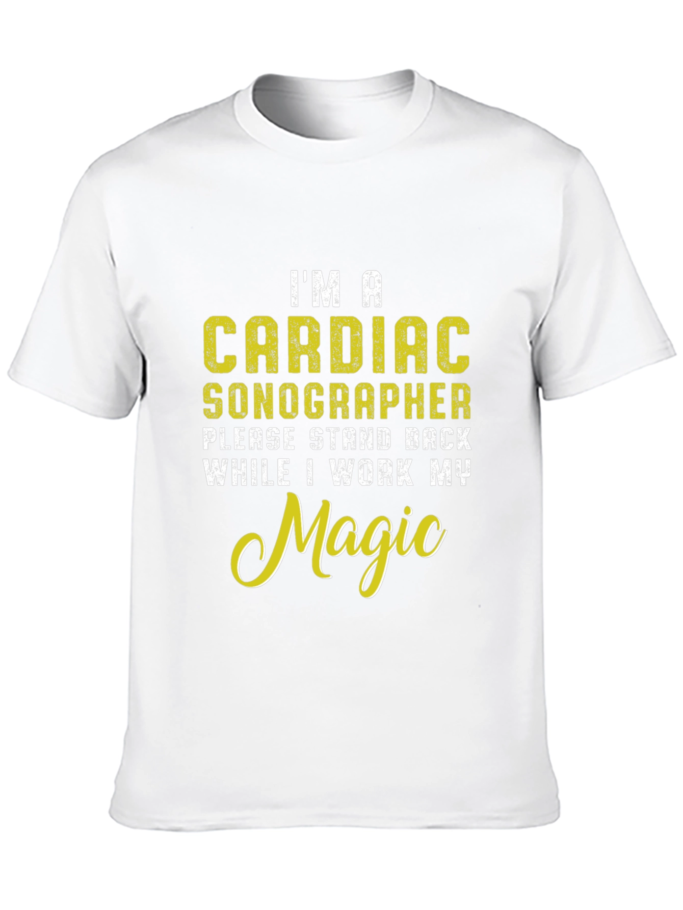Cardiac Sonographer Novelty Graphic T-Shirt
