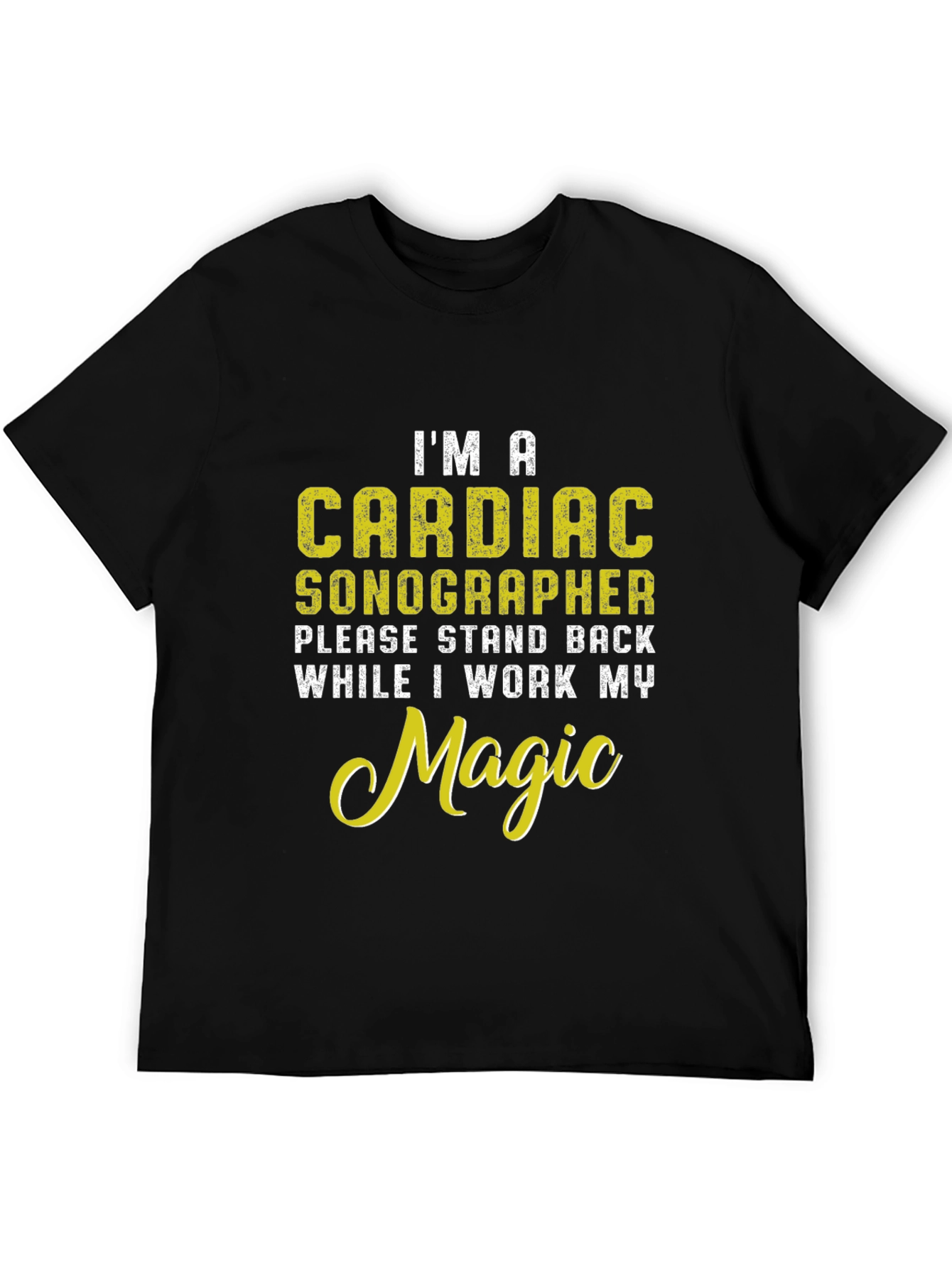 Cardiac Sonographer Novelty Graphic T-Shirt