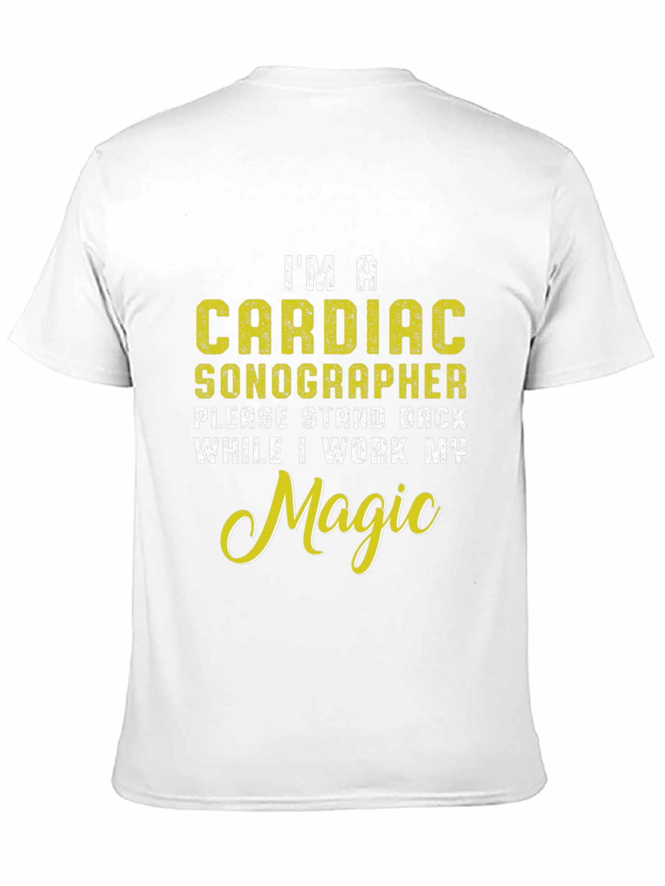Cardiac Sonographer Novelty Graphic T-Shirt