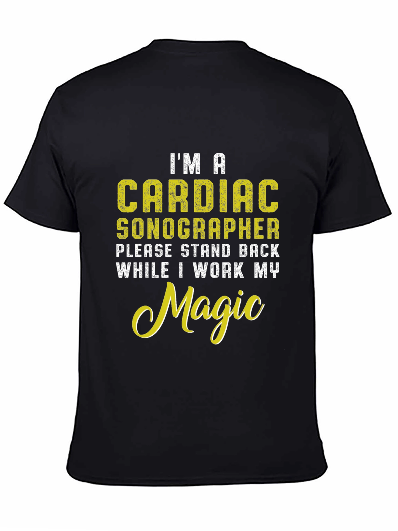 Cardiac Sonographer Novelty Graphic T-Shirt