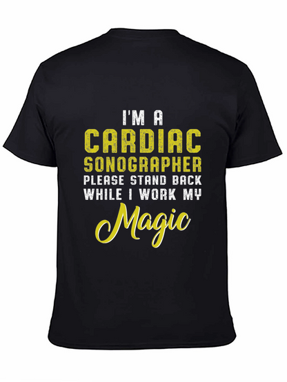 Cardiac Sonographer Novelty Graphic T-Shirt