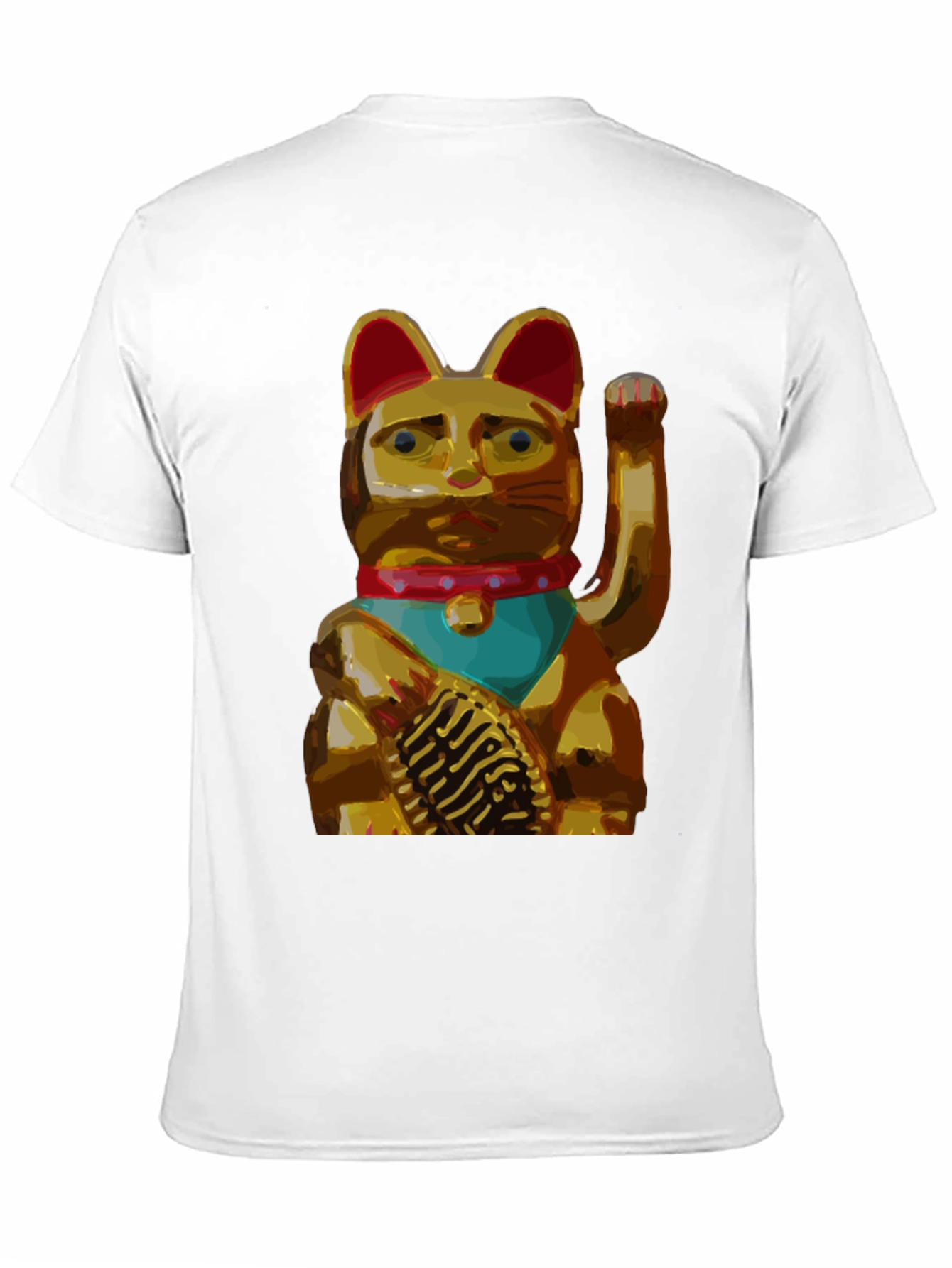 Lucky Cat Graphic Tee - Black