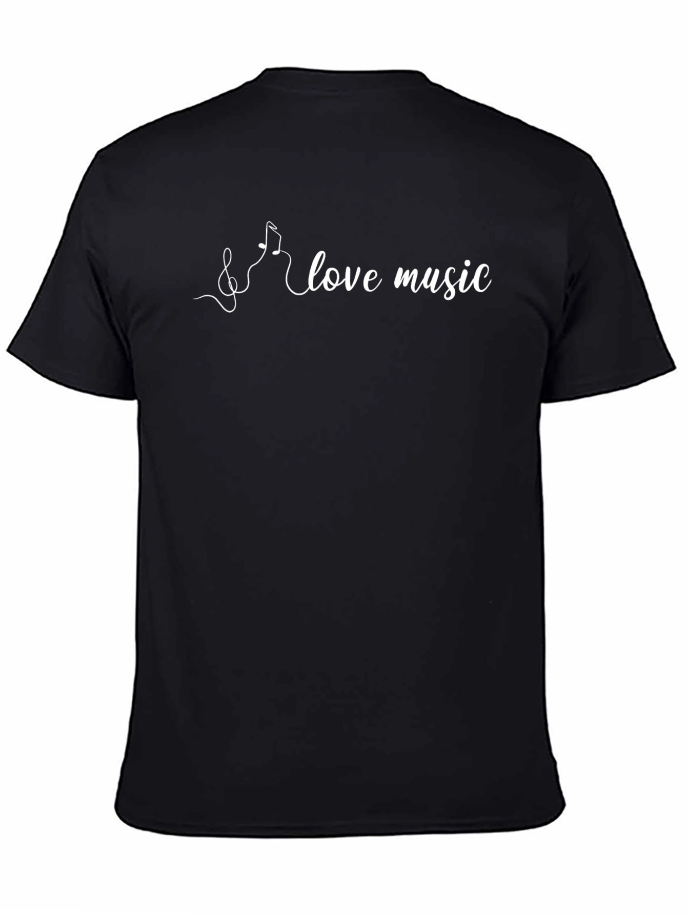 Love Music Black T-Shirt