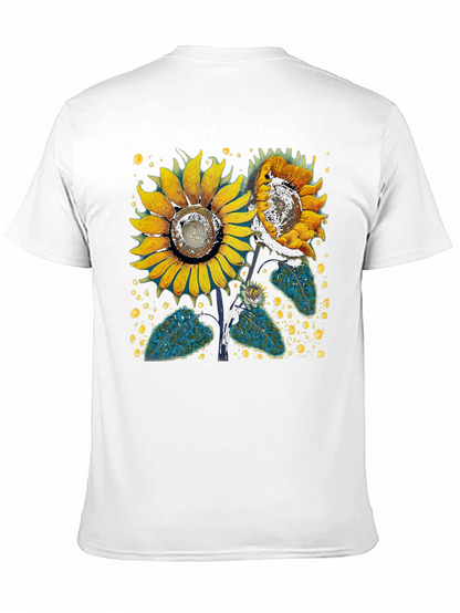 Sunflower Graphic Black T-Shirt