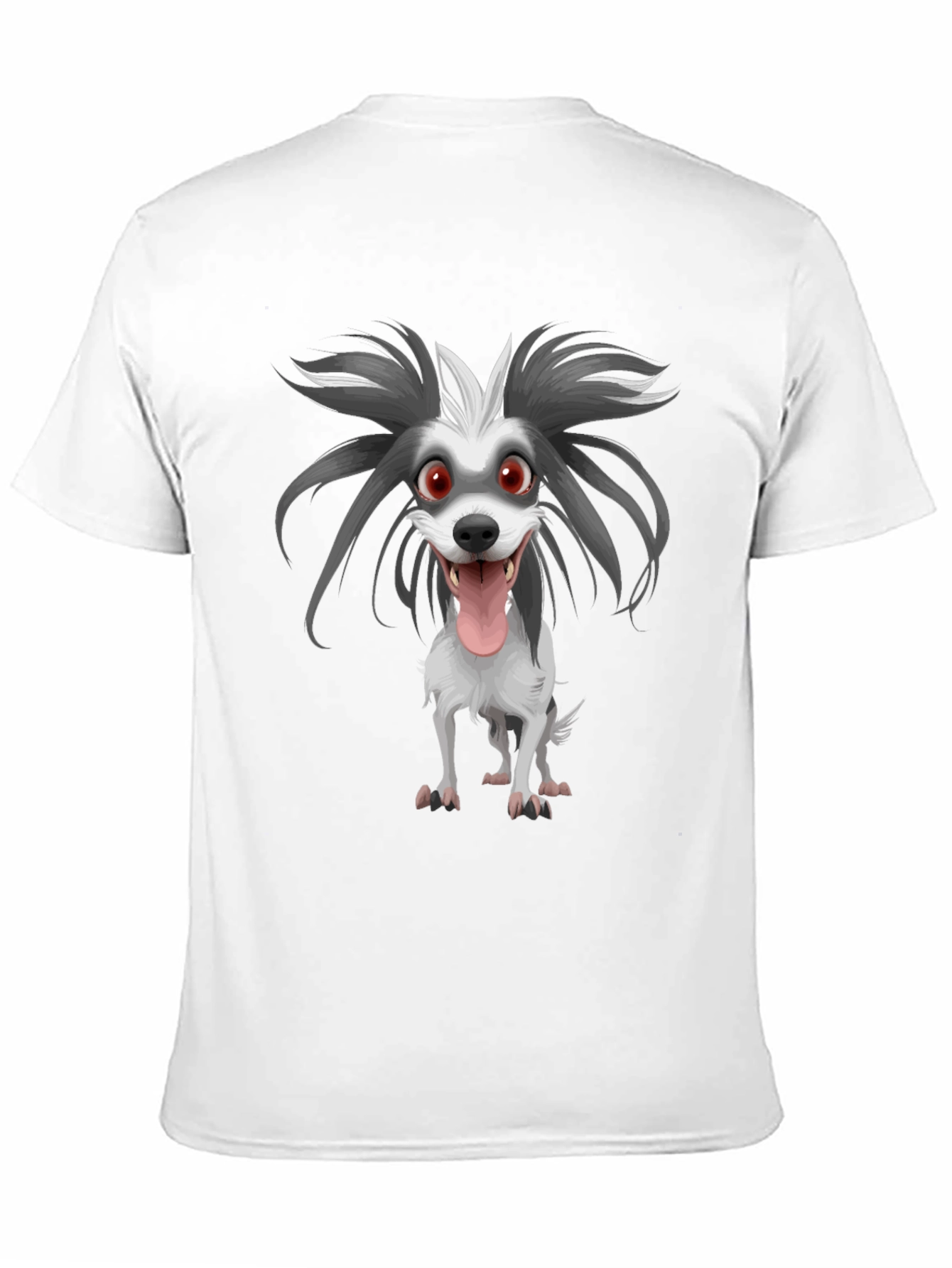 Cartoon Dog Graphic Print Tee