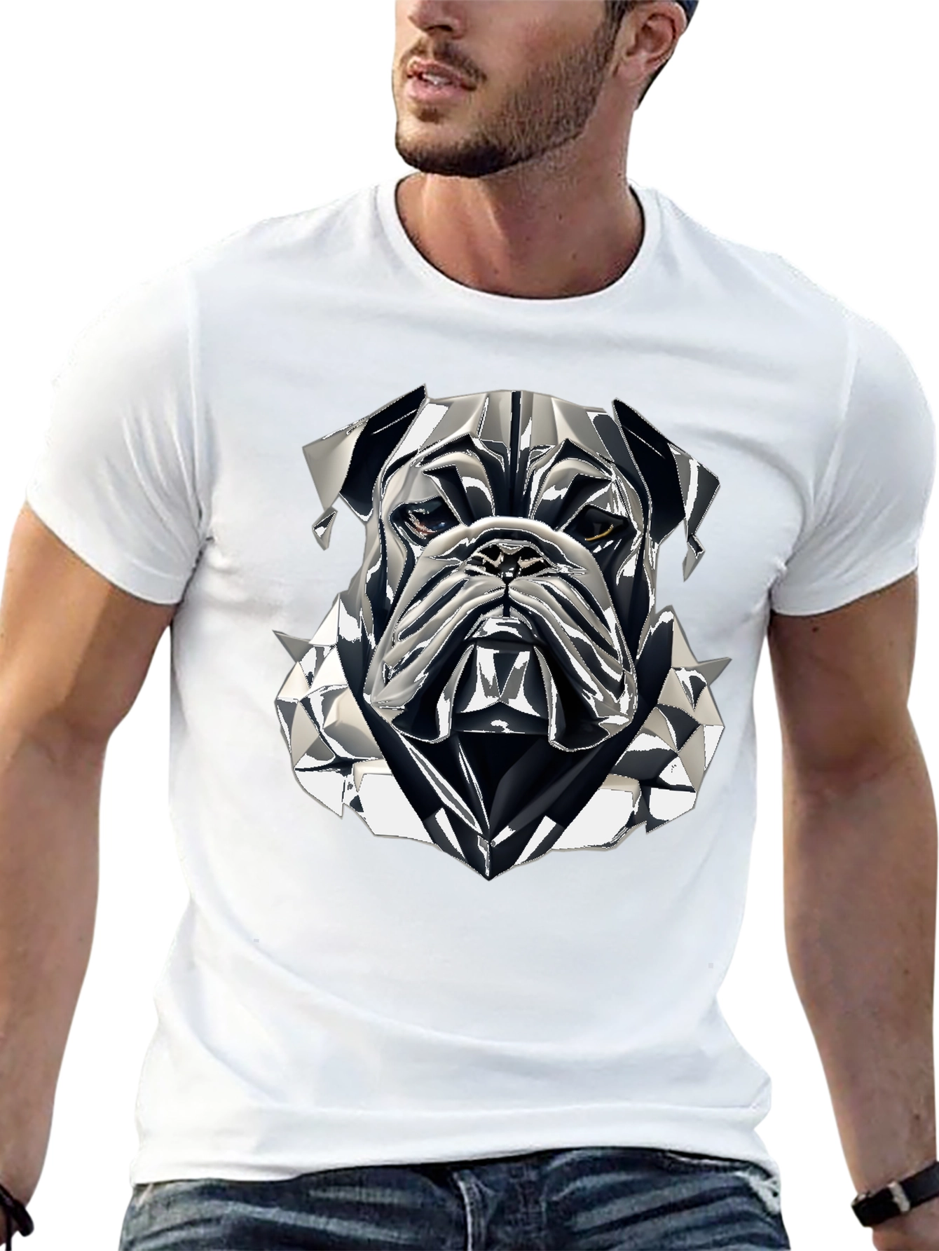 Bulldog Graphic Tee - Cool Streetwear Style