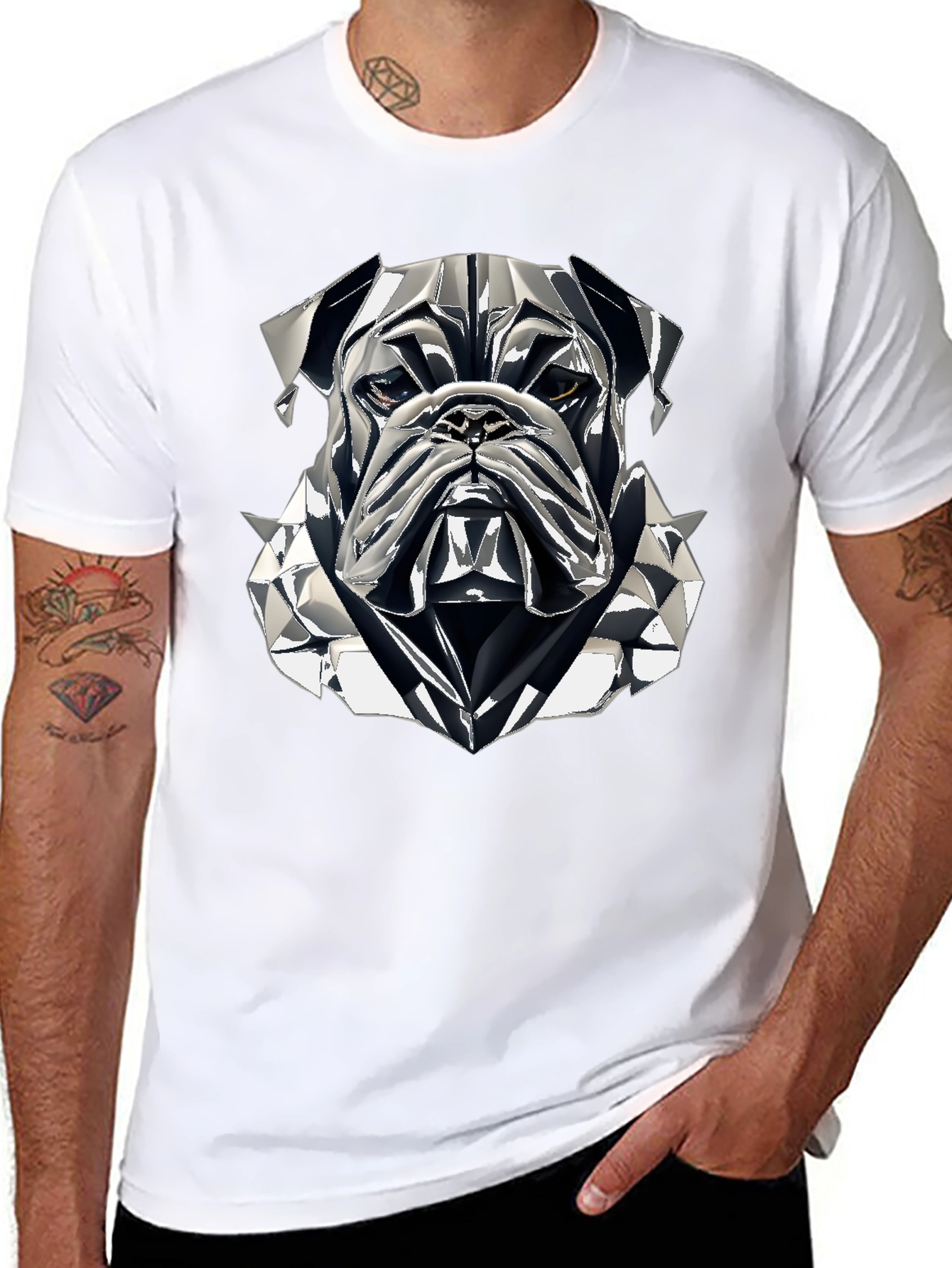 Bulldog Graphic Tee - Cool Streetwear Style