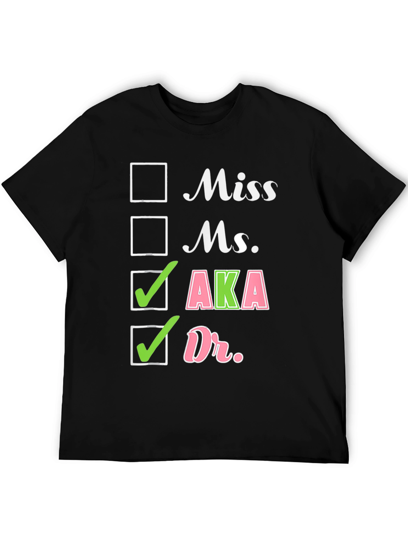AKA Dr. Checkbox T-Shirt