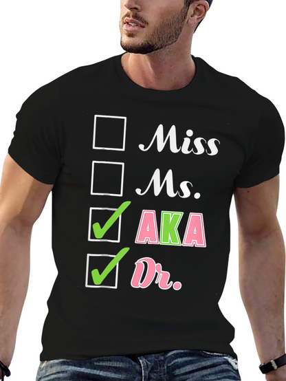 AKA Dr. Checkbox T-Shirt