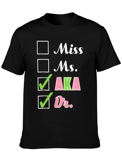 AKA Dr. Checkbox T-Shirt