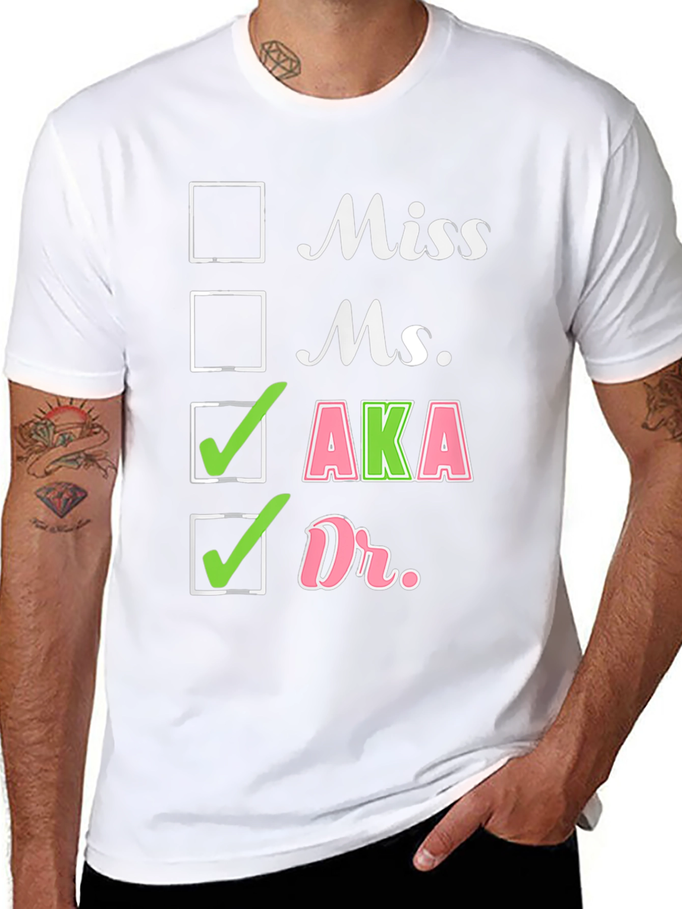AKA Dr. Checkbox T-Shirt