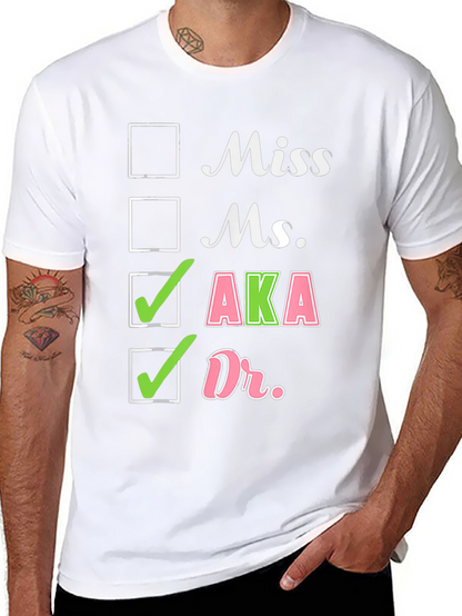 AKA Dr. Checkbox T-Shirt