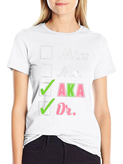 AKA Dr. Checkbox T-Shirt