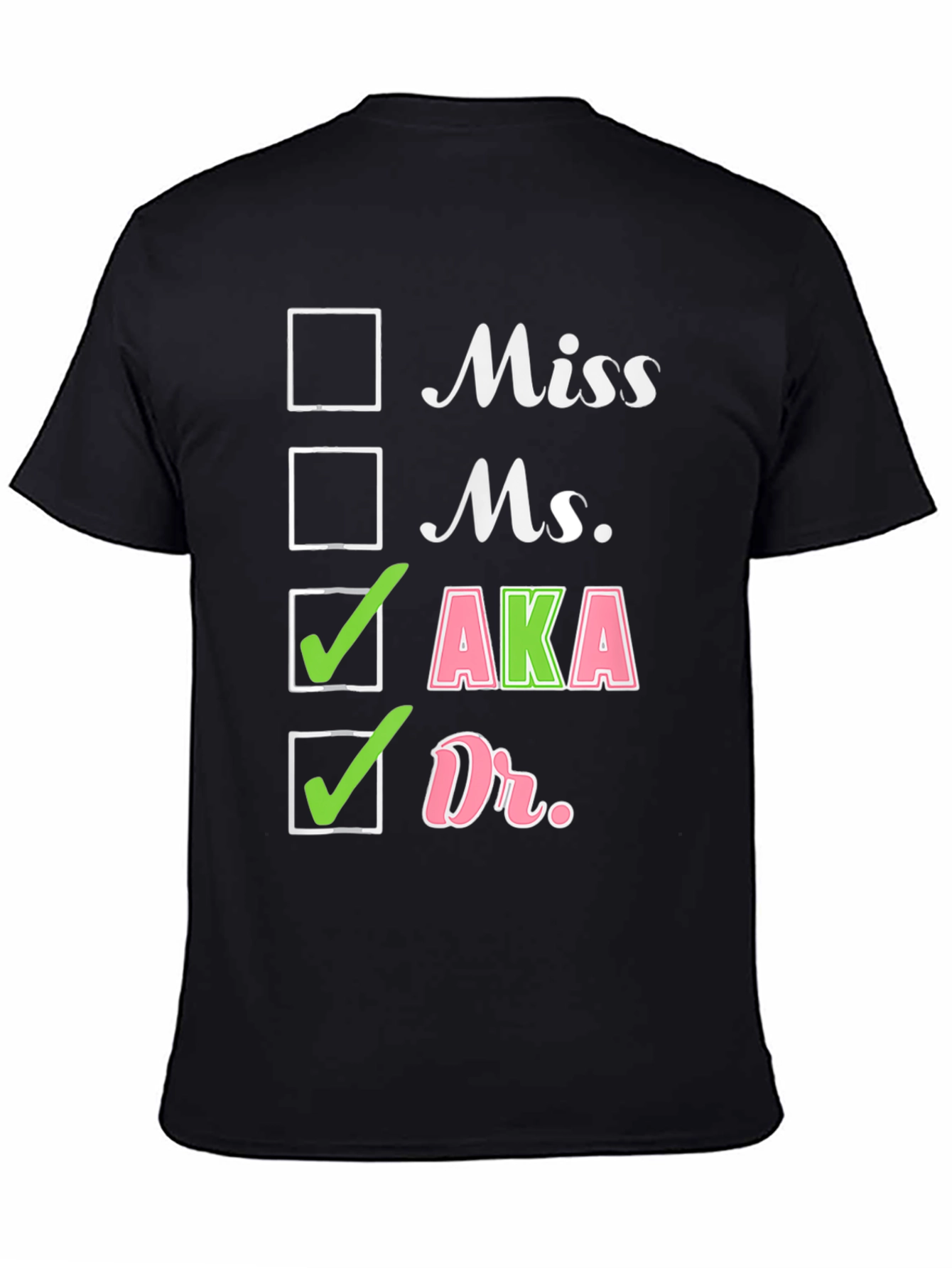 AKA Dr. Checkbox T-Shirt