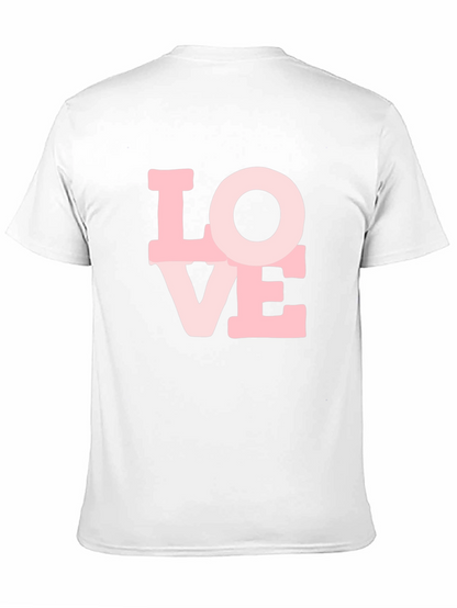 Love Graphic Print Black T-Shirt
