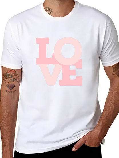 Love Graphic Print Black T-Shirt