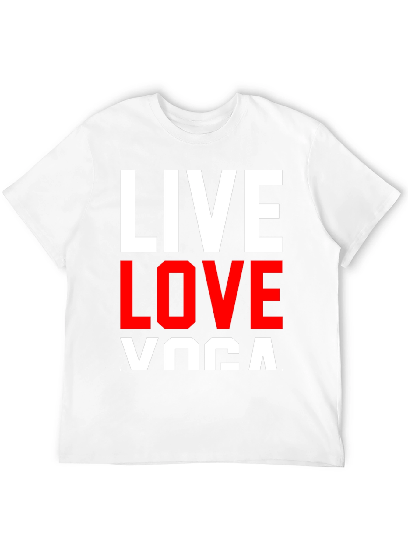 Live Love Yoga Graphic Tee - Black