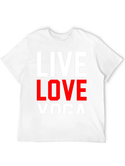 Live Love Yoga Graphic Tee - Black