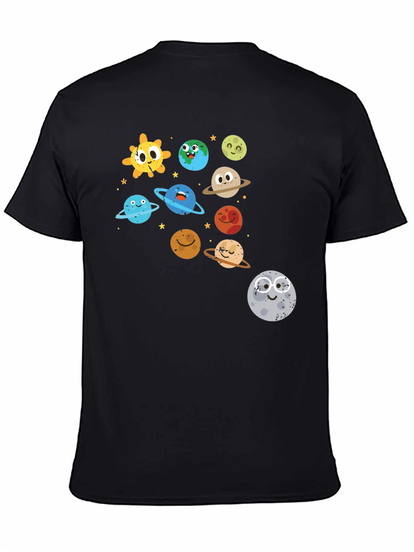 Cartoon Solar System T-Shirt