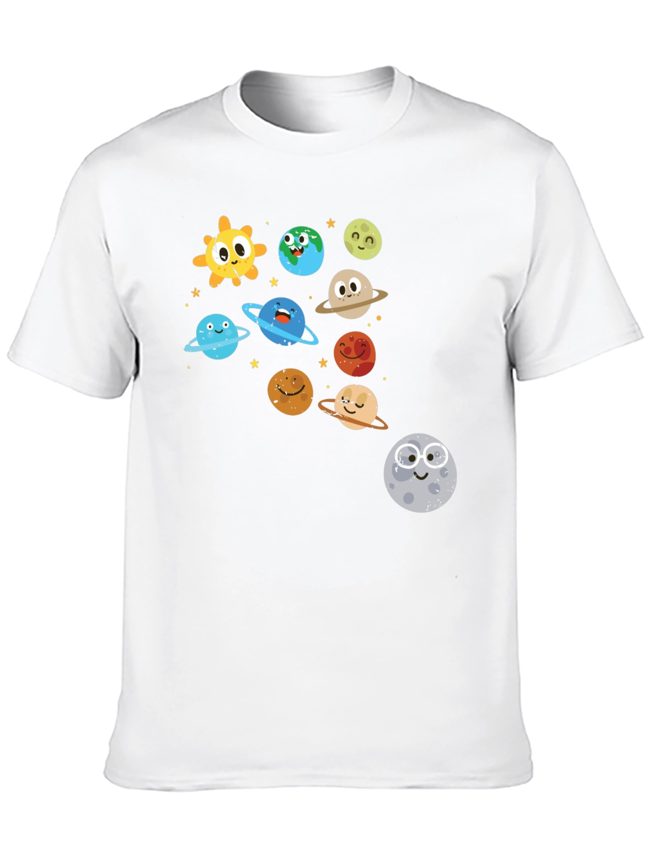 Cartoon Solar System T-Shirt