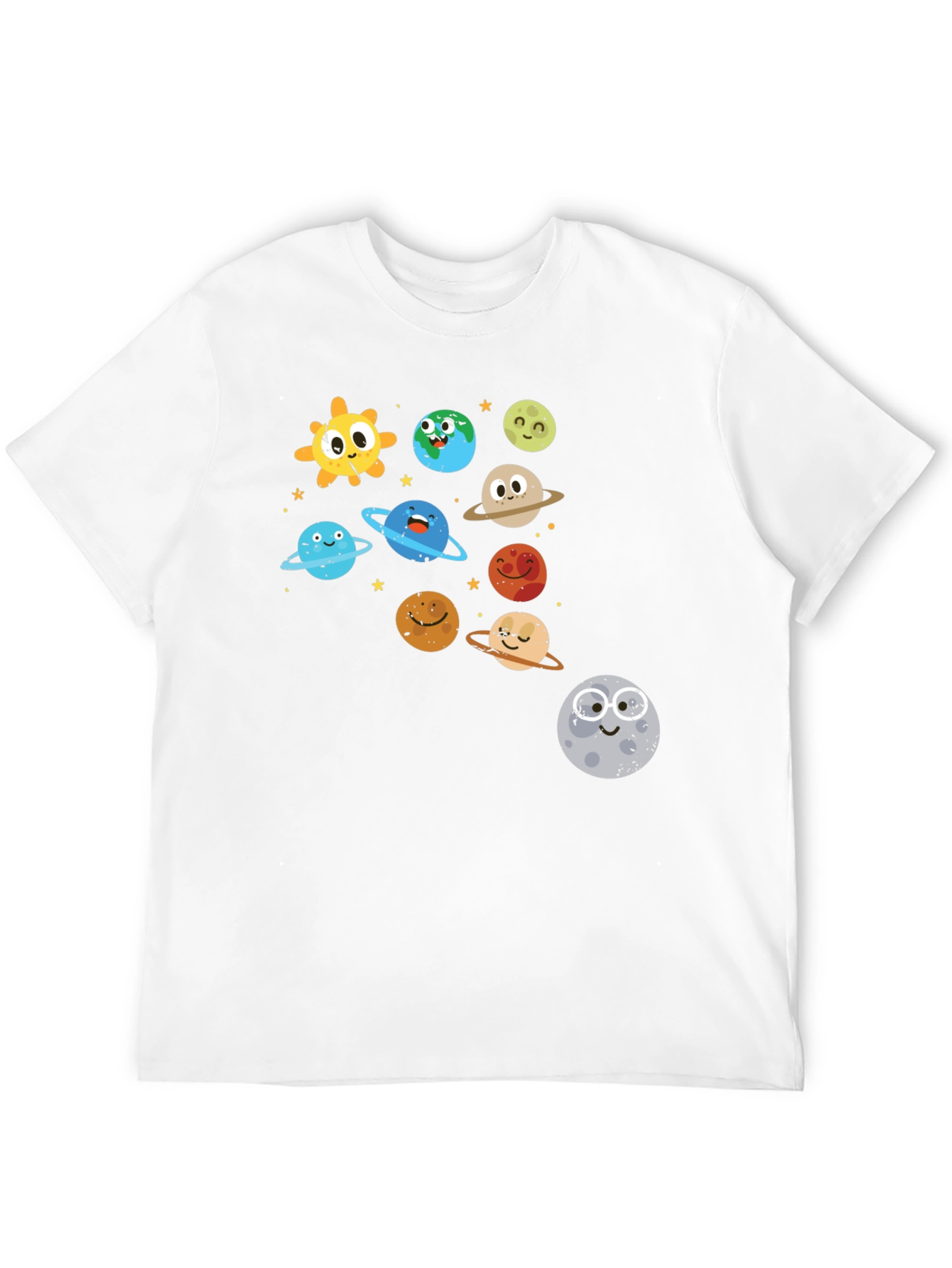 Cartoon Solar System T-Shirt