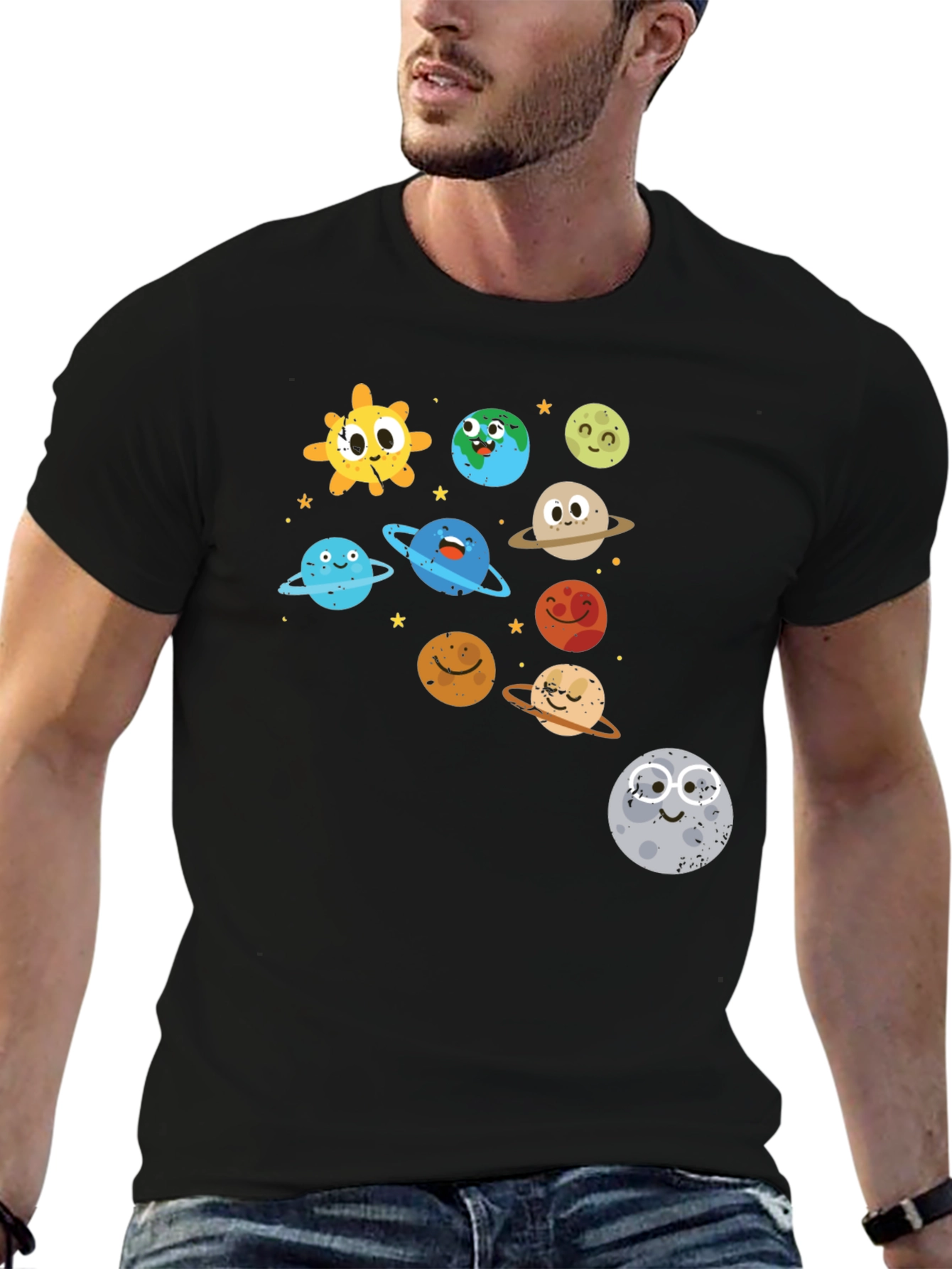 Cartoon Solar System T-Shirt