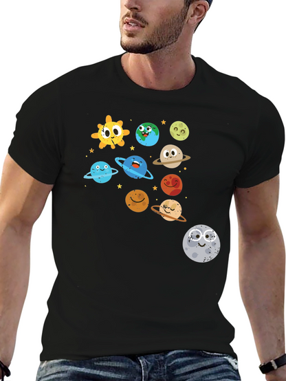 Cartoon Solar System T-Shirt