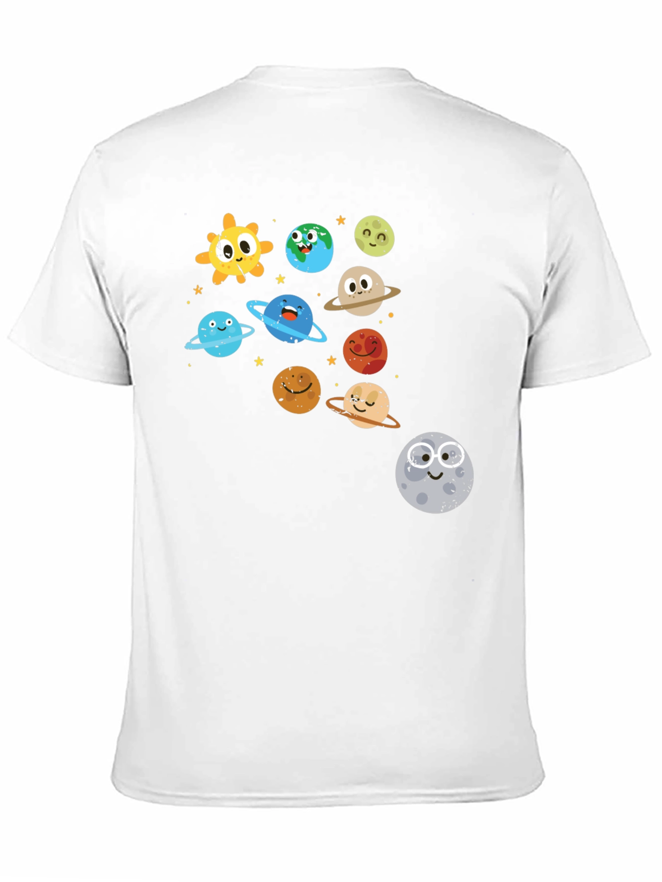 Cartoon Solar System T-Shirt