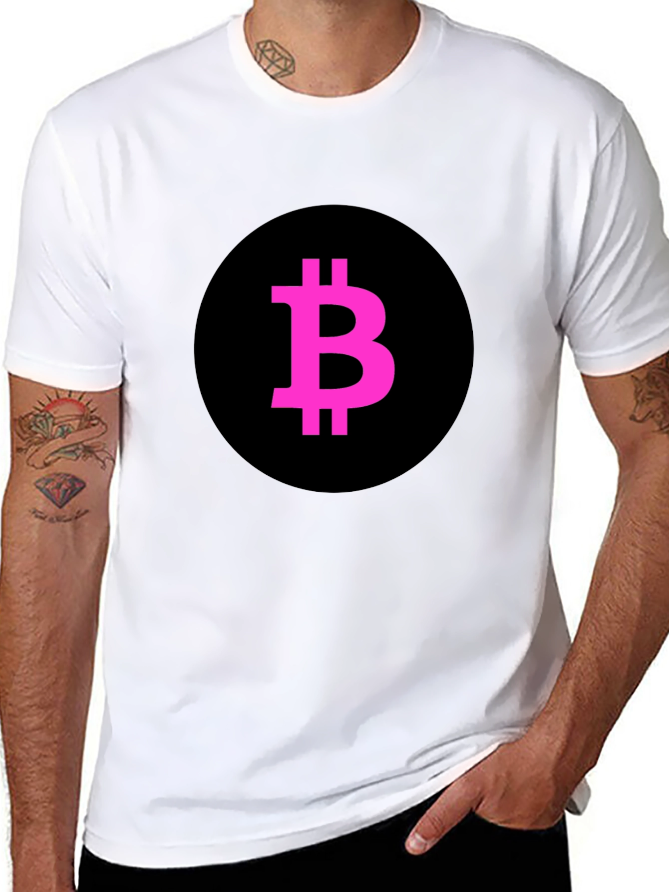 Bitcoin B Logo Black T-Shirt