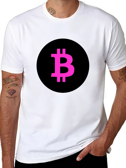 Bitcoin B Logo Black T-Shirt
