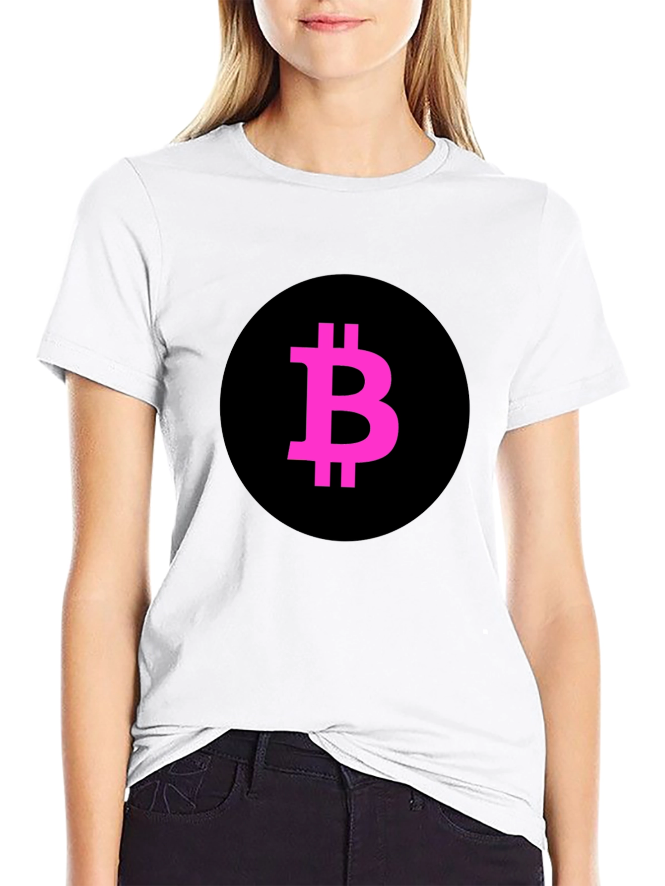 Bitcoin B Logo Black T-Shirt