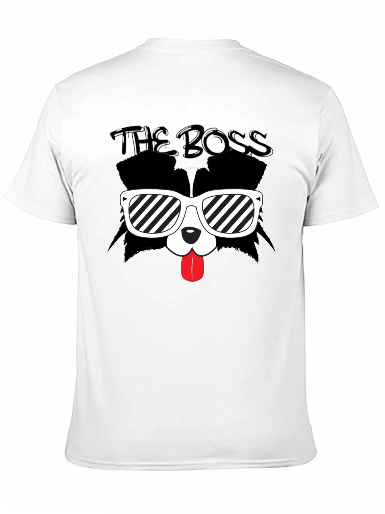The Boss Dog Graphic Black T-Shirt