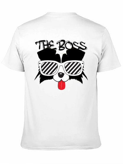 The Boss Dog Graphic Black T-Shirt