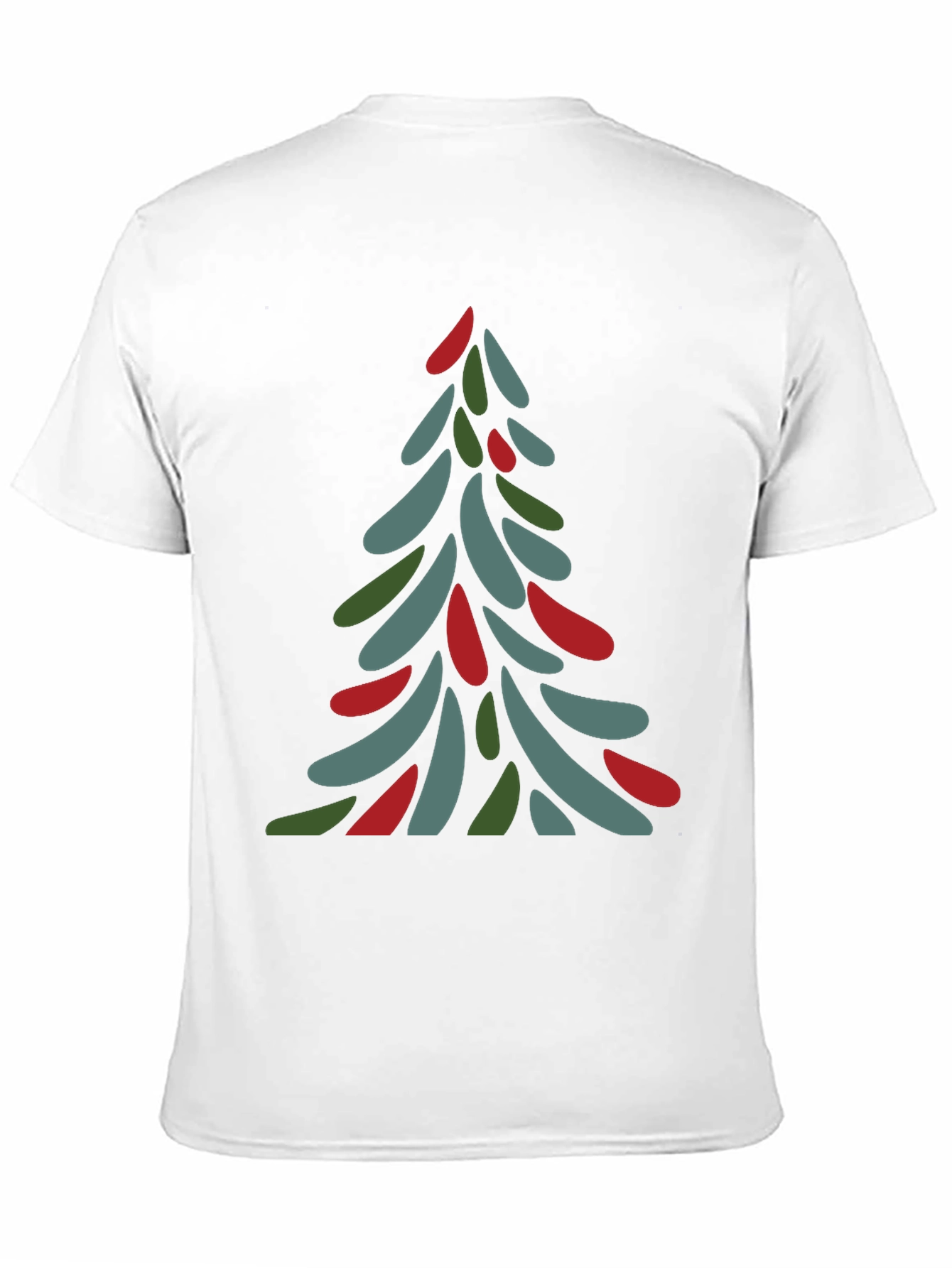 Abstract Christmas Tree Tee - Festive Holiday Shirt