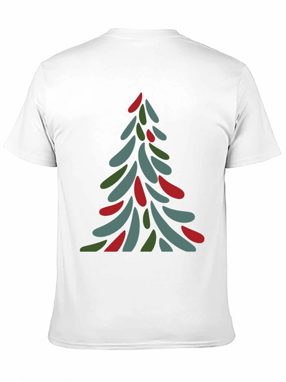 Abstract Christmas Tree Tee - Festive Holiday Shirt