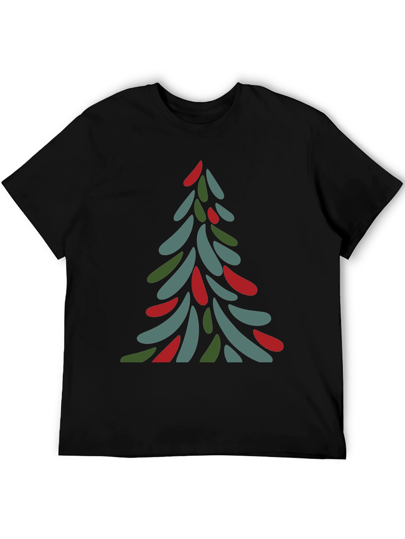 Abstract Christmas Tree Tee - Festive Holiday Shirt