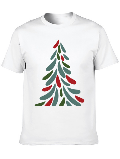 Abstract Christmas Tree Tee - Festive Holiday Shirt