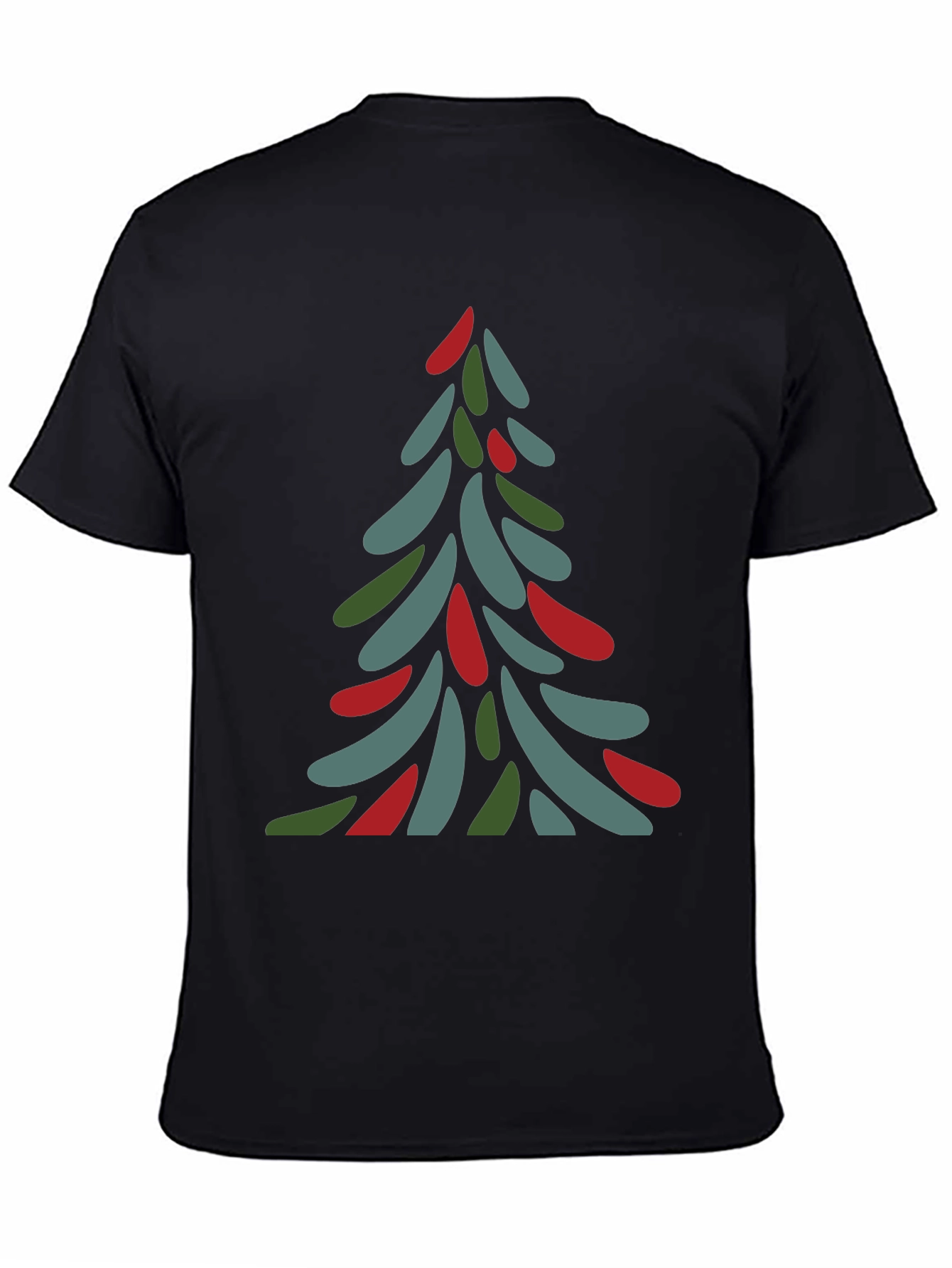 Abstract Christmas Tree Tee - Festive Holiday Shirt