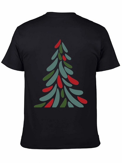 Abstract Christmas Tree Tee - Festive Holiday Shirt