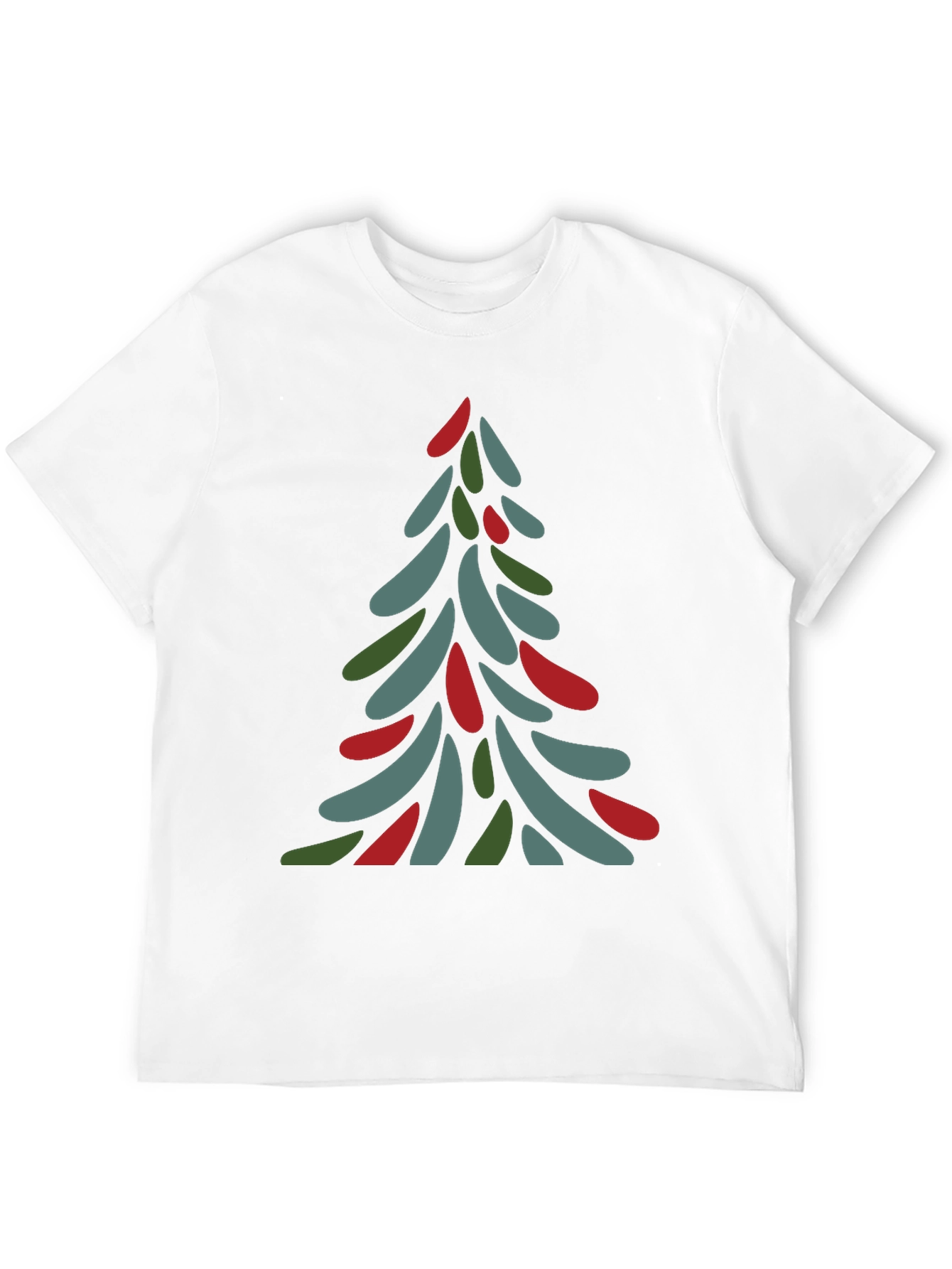 Abstract Christmas Tree Tee - Festive Holiday Shirt