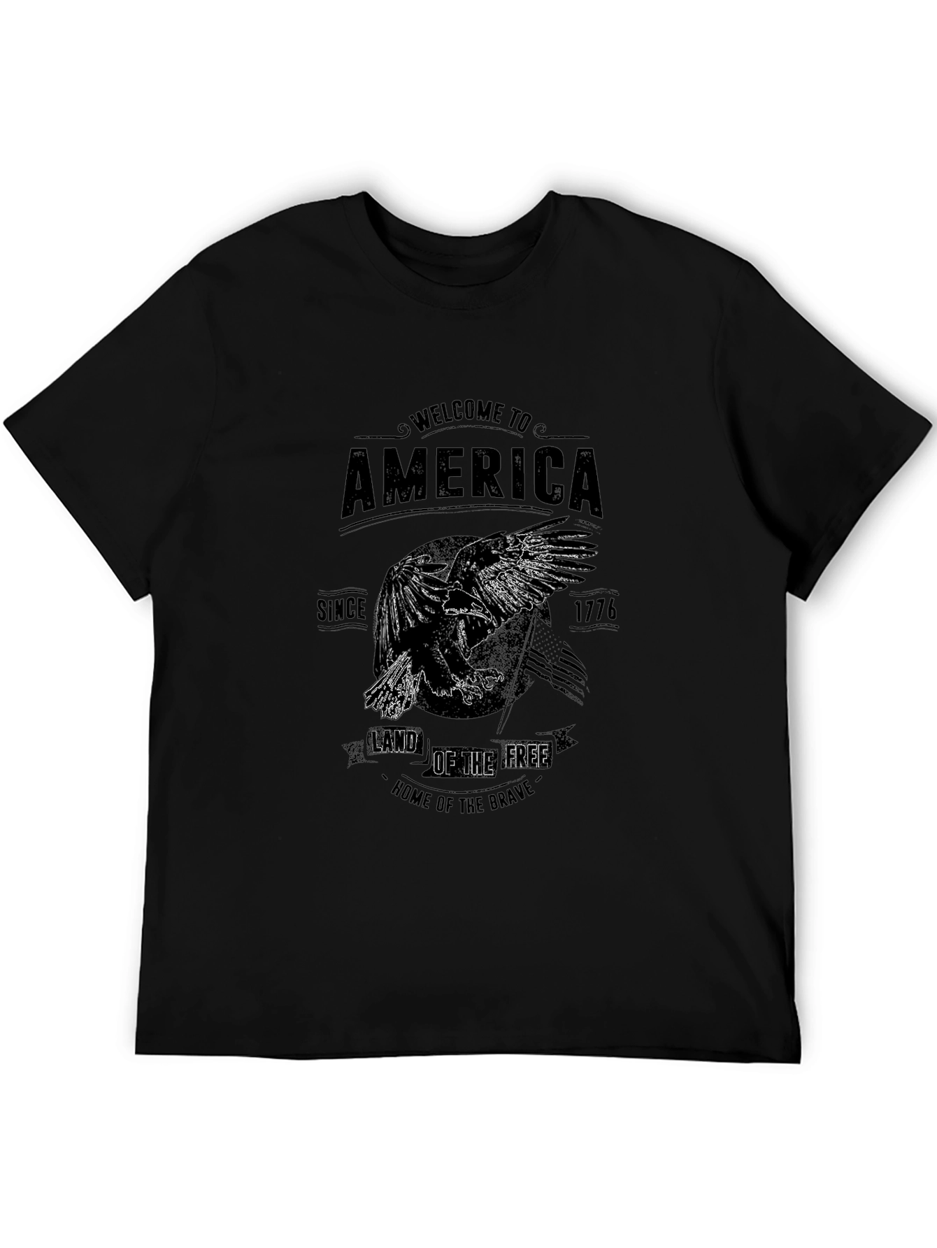 American Eagle Graphic T-Shirt - Land of the Free