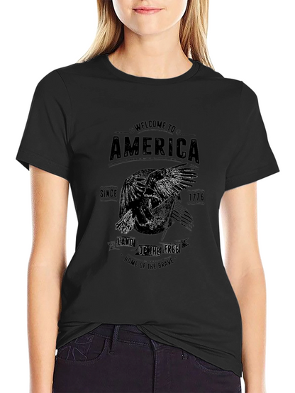 American Eagle Graphic T-Shirt - Land of the Free