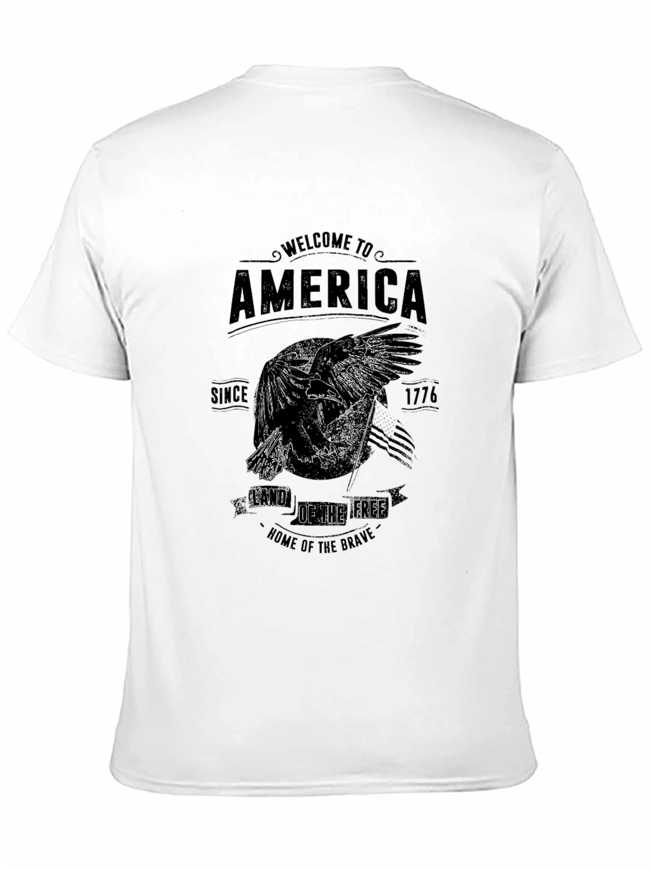 American Eagle Graphic T-Shirt - Land of the Free