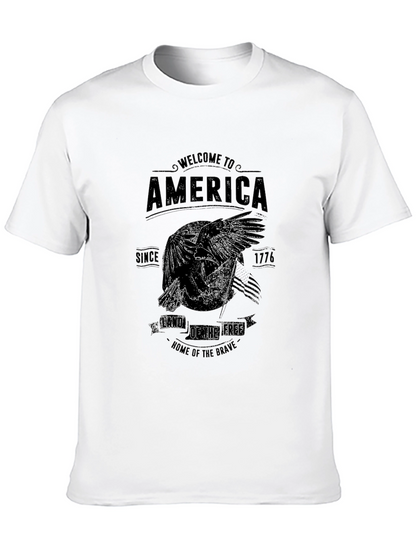 American Eagle Graphic T-Shirt - Land of the Free