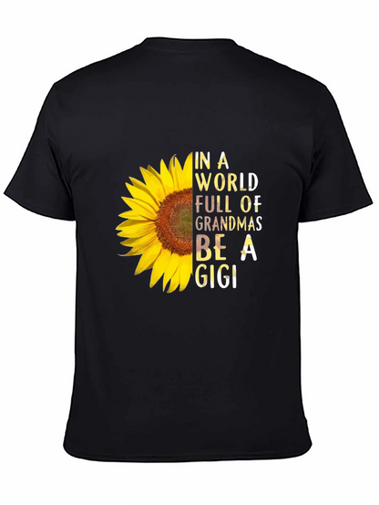 Sunflower Gigi T-Shirt - Unique Grandma Gift