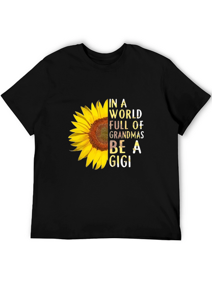 Sunflower Gigi T-Shirt - Unique Grandma Gift