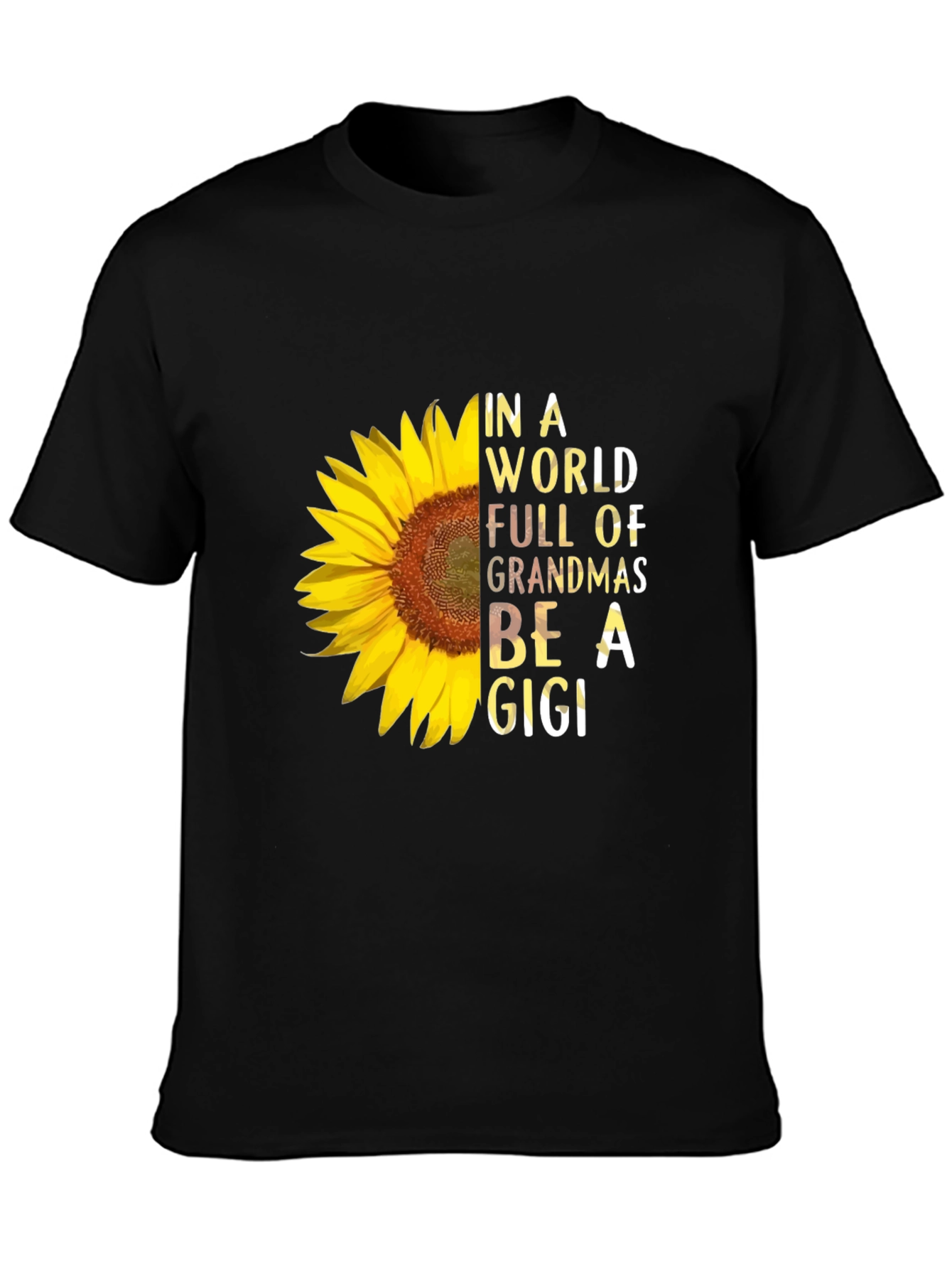 Sunflower Gigi T-Shirt - Unique Grandma Gift