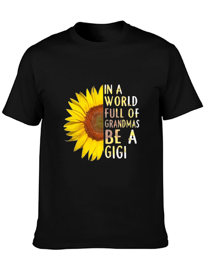 Sunflower Gigi T-Shirt - Unique Grandma Gift