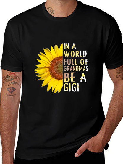 Sunflower Gigi T-Shirt - Unique Grandma Gift
