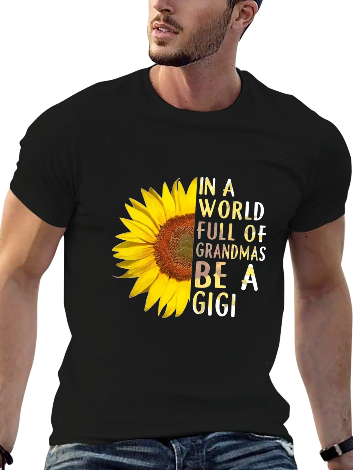 Sunflower Gigi T-Shirt - Unique Grandma Gift